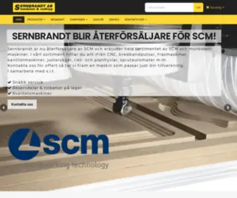 Sernbrandt.se(Sernbrandt Maskiner AB) Screenshot