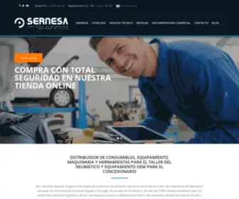 Sernesa.com(Proveedor de equipamiento) Screenshot