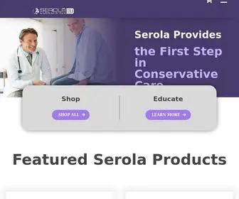 Serola.eu(Serola Biomechanics) Screenshot