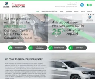 Serpacollisioncentre.ca(Serpa Collision Centre) Screenshot