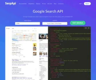 Serpapi.com(Google Search API) Screenshot