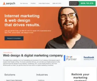 Serpch.com(We are a South Carolina based Digital Marketing Agency and SEO company) Screenshot