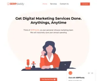 Serpdaddy.com(Affordable Digital Marketing Services) Screenshot