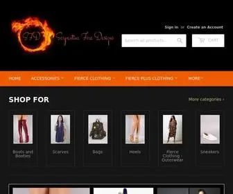 Serpentinefiredesigns.com(Create an Ecommerce Website and Sell Online) Screenshot