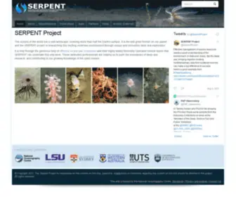 Serpentproject.com(SERPENT Project) Screenshot