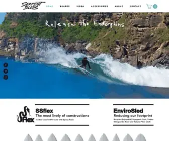 Serpentsleds.com(Surfboards by Andrew Mooney) Screenshot