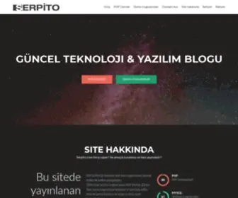 Serpito.com(GÜNCEL TEKNOLOJI & YAZILIM BLOGU) Screenshot