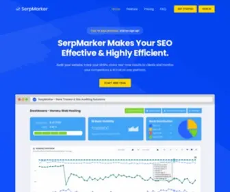 Serpmarker.com(Rank Tracking & Site Auditing Solutions) Screenshot