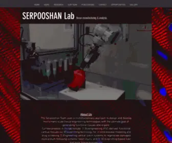 Serpooshanlab.com(Serpooshan Lab) Screenshot