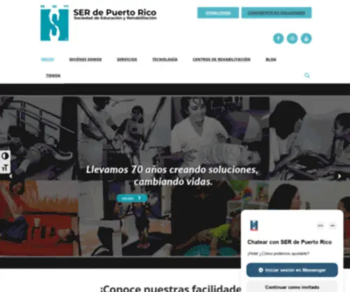 Ser.pr(SER de Puerto Rico • Tratamiento y Diagnóstico de Personas con Impedimentos) Screenshot