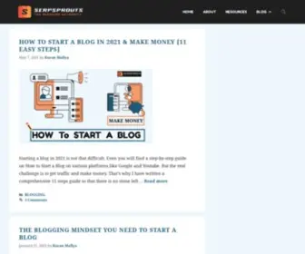 Serpsprouts.com(HOME SerpSprouts) Screenshot
