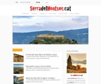 Serradelmontsec.com(Serra del Montsec) Screenshot