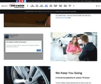 Serrajackson.com(Serra Chevrolet Cadillac Buick GMC Kia in Jackson) Screenshot