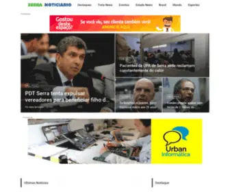 Serranoticiario.com.br(Serra Noticiário) Screenshot