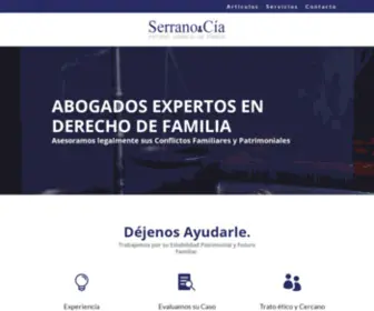 Serranoycia.cl(Abogados de Familia) Screenshot