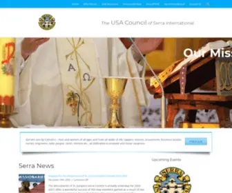 Serraus.org(The USA Council of Serra International) Screenshot