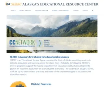 Serrc.org(Alaska's Educational Resource Center) Screenshot