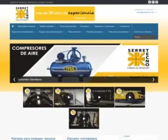 Serretecno.com(Lideres en elevación) Screenshot