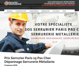 Serrurier-ET-Serrurerie.com(Serrurier Paris 15 Depannage Urgence SOS Serrurier Serrurerie Pas Cher) Screenshot