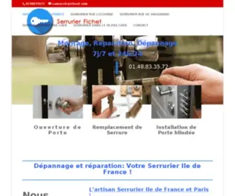 Serrurier-Ile-DE-France.fr(Urgence serrurier paris & et toute l'Ile de France) Screenshot