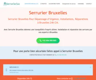 Serrurierluc.be(Serrurier Bruxelles Pas Cher) Screenshot