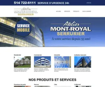 Serruriermontroyal.com(Serrurier Mont) Screenshot