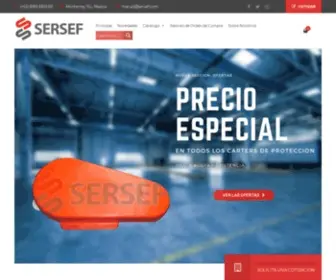 Sersef.com.mx(Refacciones para la Industria) Screenshot