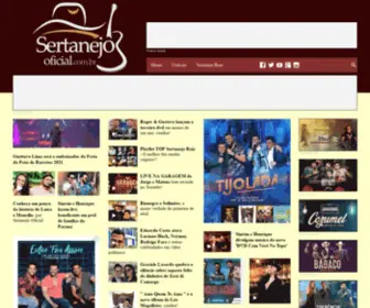 Sertanejooficial.com.br(Sertanejo Oficial) Screenshot