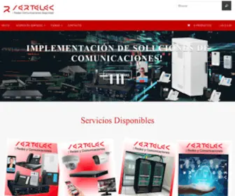 Sertelec.com.pe(Redes Comunicaciones Seguridad) Screenshot