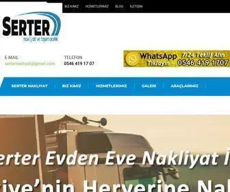 Serternakliyat.com(Serter Nakliyat) Screenshot