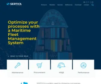 Sertica.com(SERTICA Fleet Management System) Screenshot