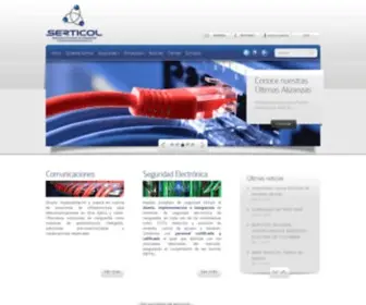 Serticol.com.co(SERTICOL S.A. < Servicios técnicos de ingenieía y telecomunicaciones S.A.>) Screenshot