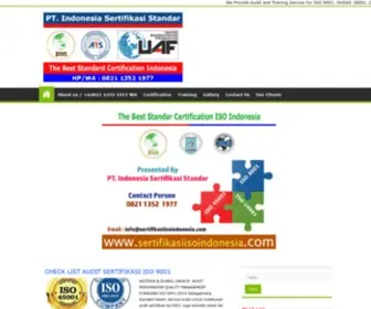 Sertifikasiisoindonesia.com(JASA AUDIT SERTIFIKASI ISO 9001) Screenshot