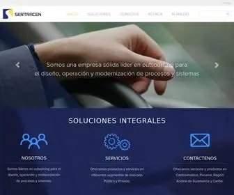 Sertracen.net(Grupo Sertracen) Screenshot