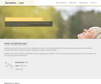 Sertraline.com(The official site for Sertraline information) Screenshot