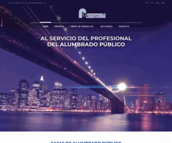 Sertsem.com(Al servicio del profesional del alumbrado público) Screenshot