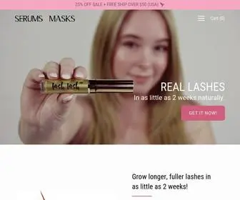 Serumsandmasks.com(SERUMS & MASKS) Screenshot