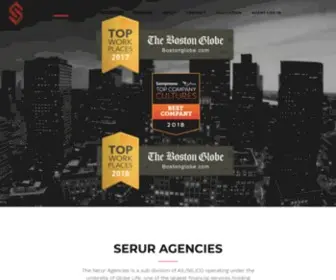 Seruragencies.com(The Serur Agencies) Screenshot