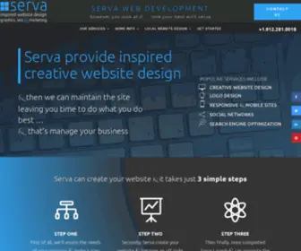 Serva.com(Experienced creative website design) Screenshot