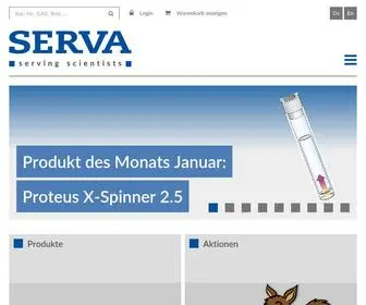 Serva.de(SERVA Electrophoresis GmbH) Screenshot