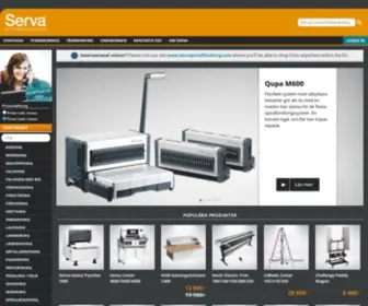 Servaefterbehandling.se(Serva efterbehandling) Screenshot