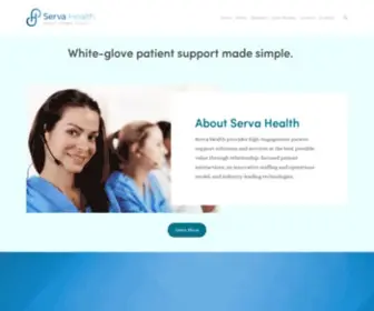 Servahealth.com(Caring makes all the difference) Screenshot