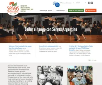 Servas.org(Peace and understanding through travel and hosting) Screenshot