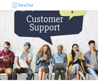 ServChat.com(Home) Screenshot