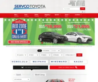 ServCotoyota.com(Servco Toyota) Screenshot