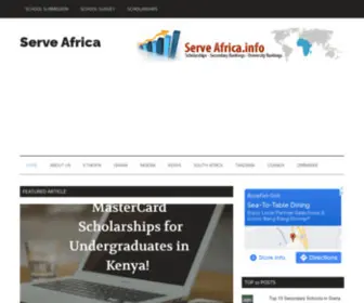 Serveafrica.info(Serve Africa) Screenshot