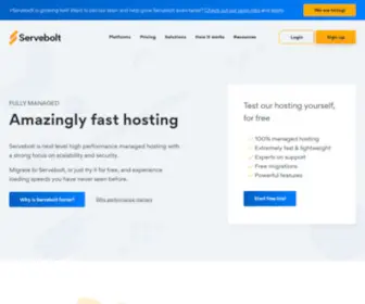 Servebolt.cloud(Servebolt cloud) Screenshot