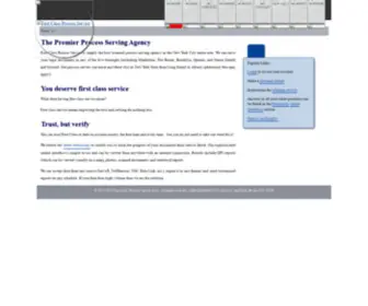 Servedfirstclass.com(First Class Process Service) Screenshot