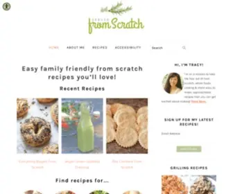 Servedfromscratch.com(Easy Family Friendly From Scratch Recipes) Screenshot