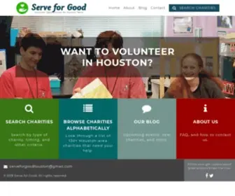 Serveforgood.org(Serveforgood) Screenshot